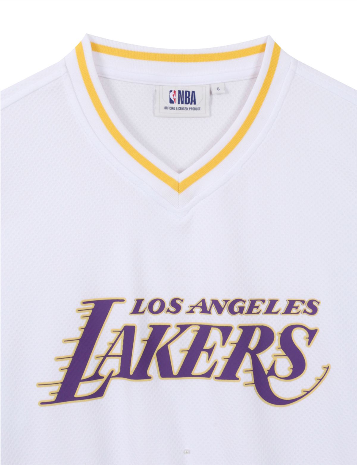 엔비에이(NBA) 어센틱 메쉬 반팔 티셔츠 화이트