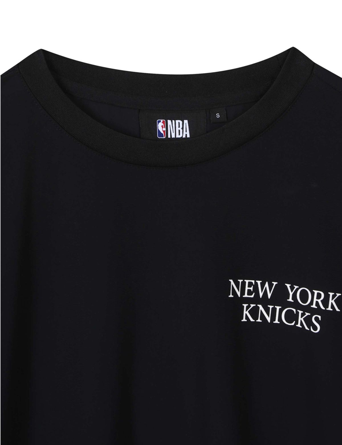 엔비에이(NBA) 레터링 트리코트 반팔 티셔츠 블랙