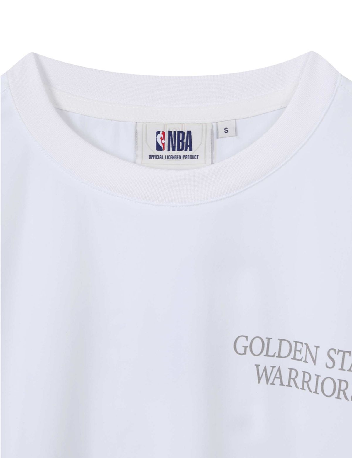 엔비에이(NBA) 레터링 트리코트 반팔 티셔츠 화이트