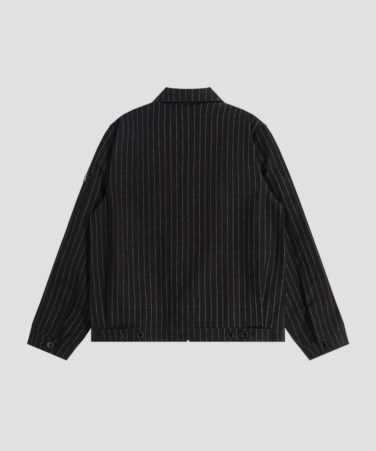 디키즈(DICKIES) 디키즈 X ASSC 스트라이프 워크 자켓 Black