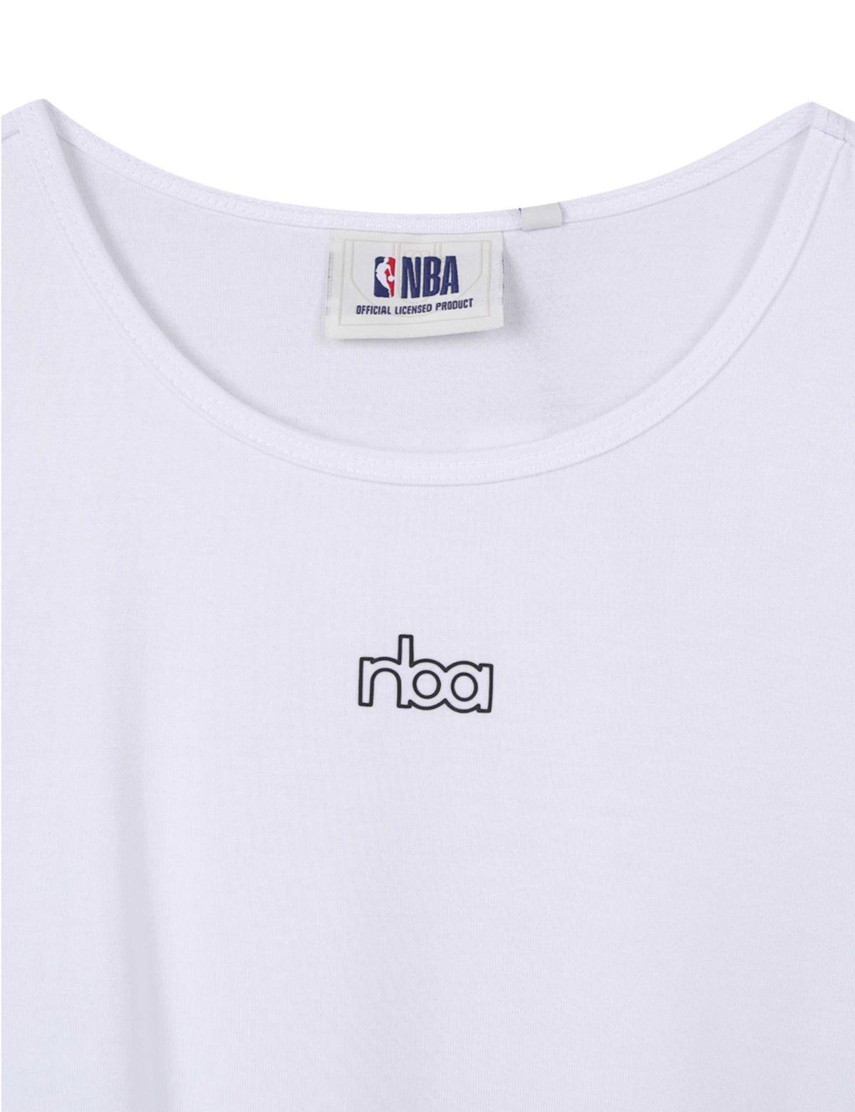 엔비에이(NBA) 여성 레이어드 슬리브리스 화이트