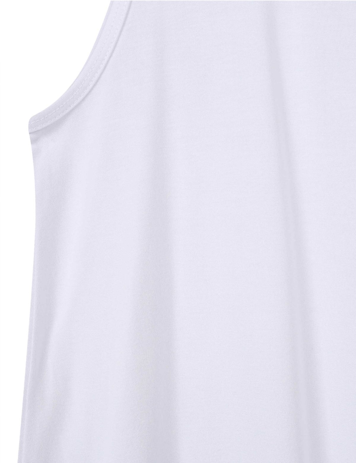 엔비에이(NBA) 여성 레이어드 슬리브리스 화이트