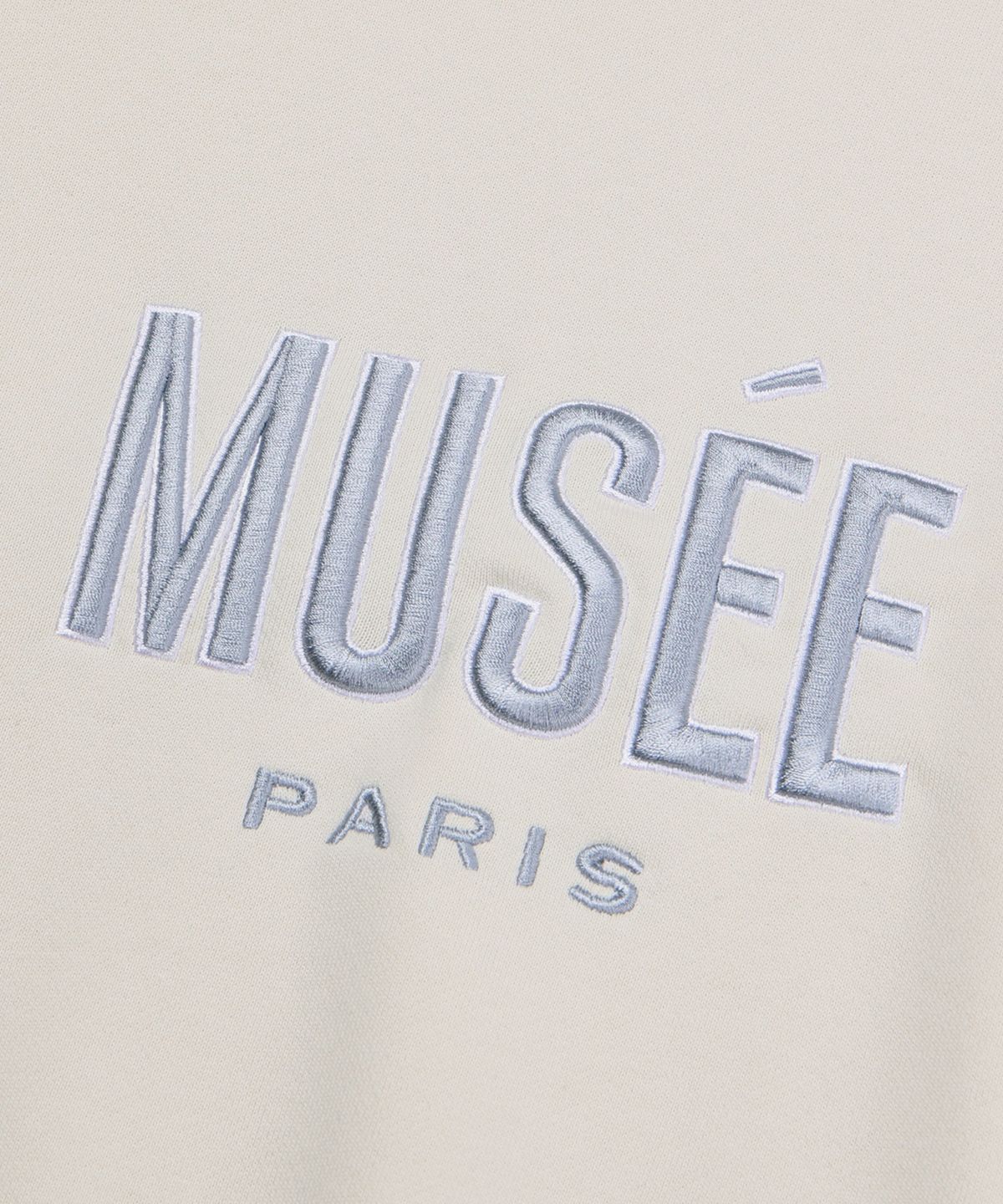 뮤제(MUSEE) TRIOMPHE MUSEE PARIS Embroidery Sweatshirt_Ivory