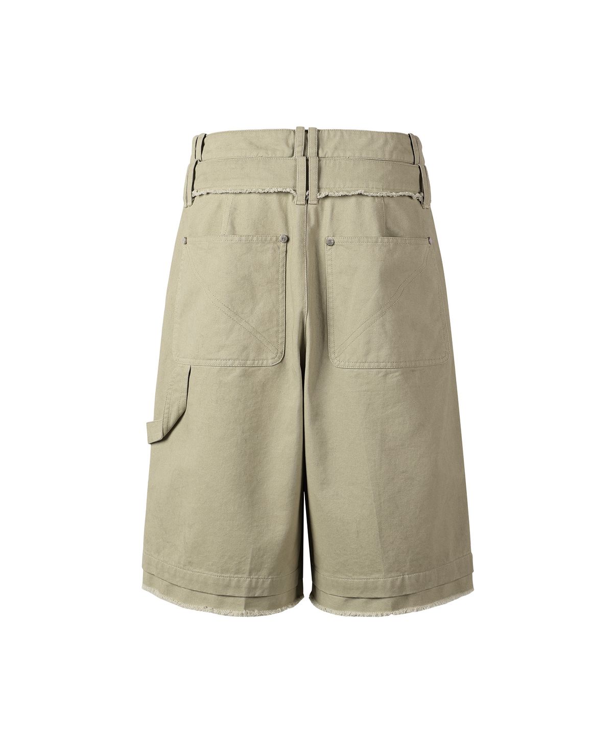 더바이닐하우스(THEVINYLHOUSE) DOUBLE LAYERED SHORTS BEIGE
