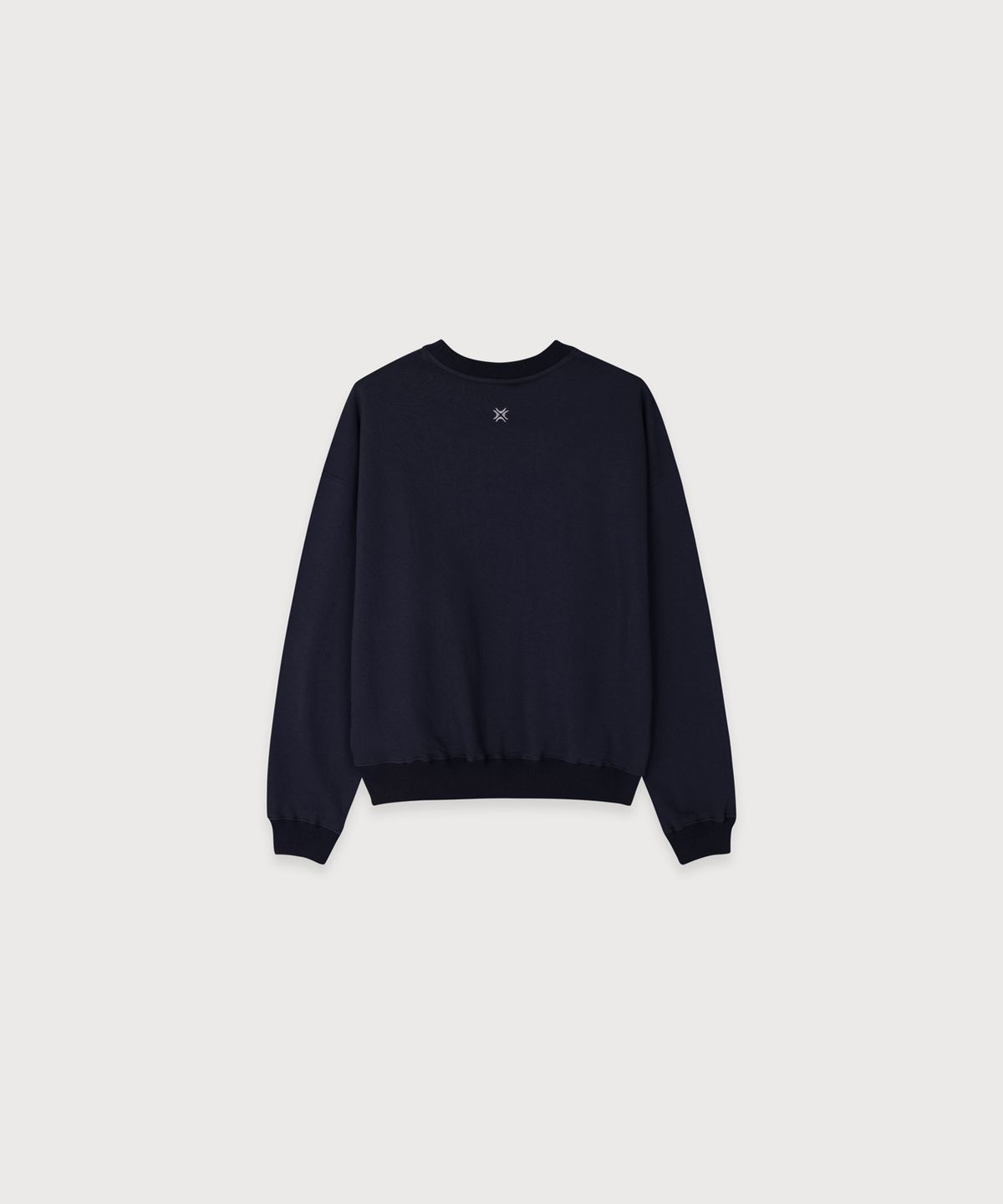 뮤제(MUSEE) TRIOMPHE MUSEE PARIS Embroidery Sweatshirt_Navy