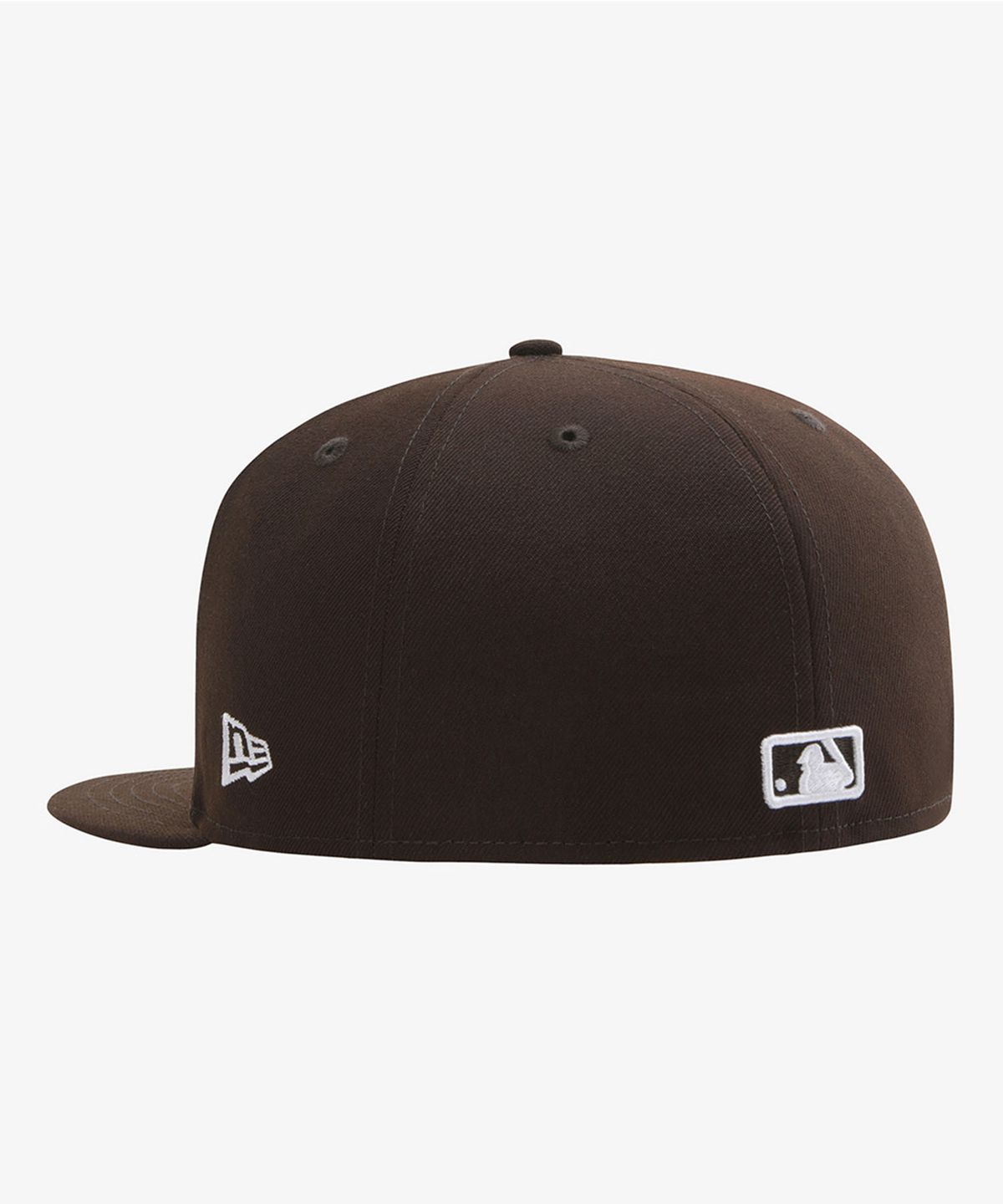 뉴에라(NEW ERA) MLB LA 다저스 베이직 피티드캡 번트 우드
