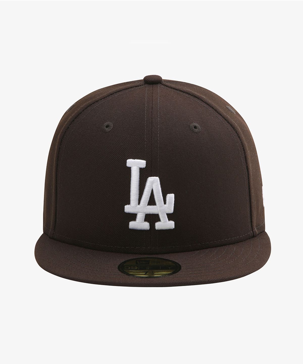 뉴에라(NEW ERA) MLB LA 다저스 베이직 피티드캡 번트 우드