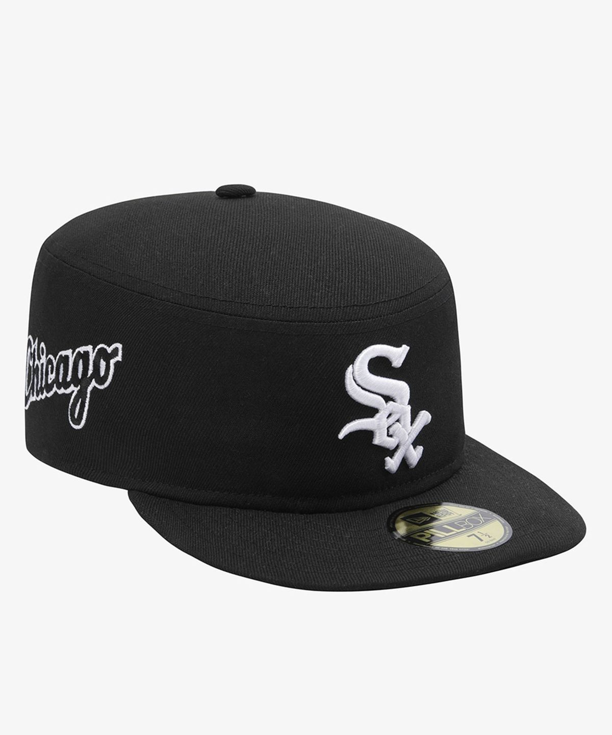 뉴에라(NEW ERA) MLB 시카고 화이트삭스 필박스 피티드캡 블랙