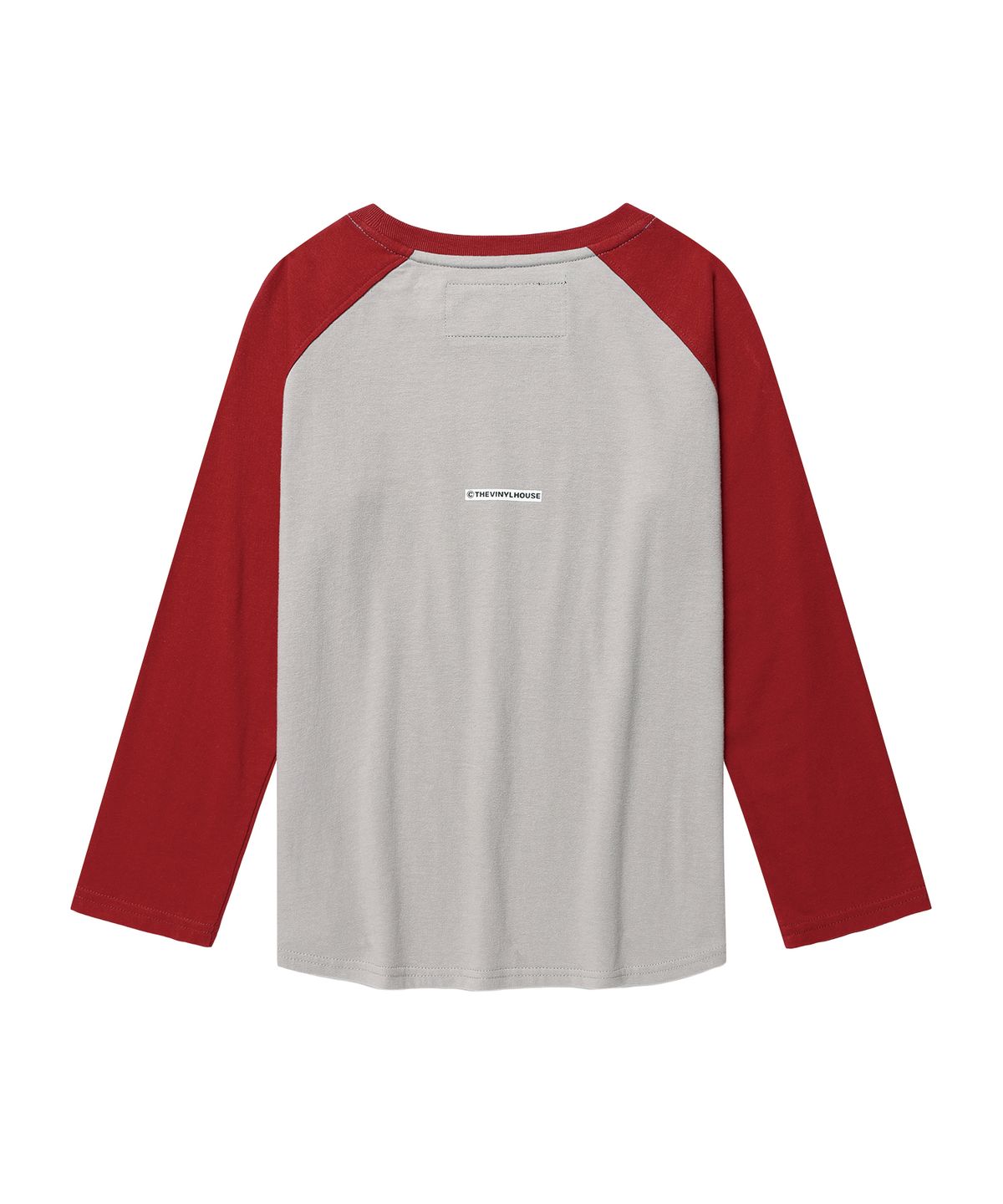 더바이닐하우스(THEVINYLHOUSE) LOVE RAGLAN LS TEE (W) GREY