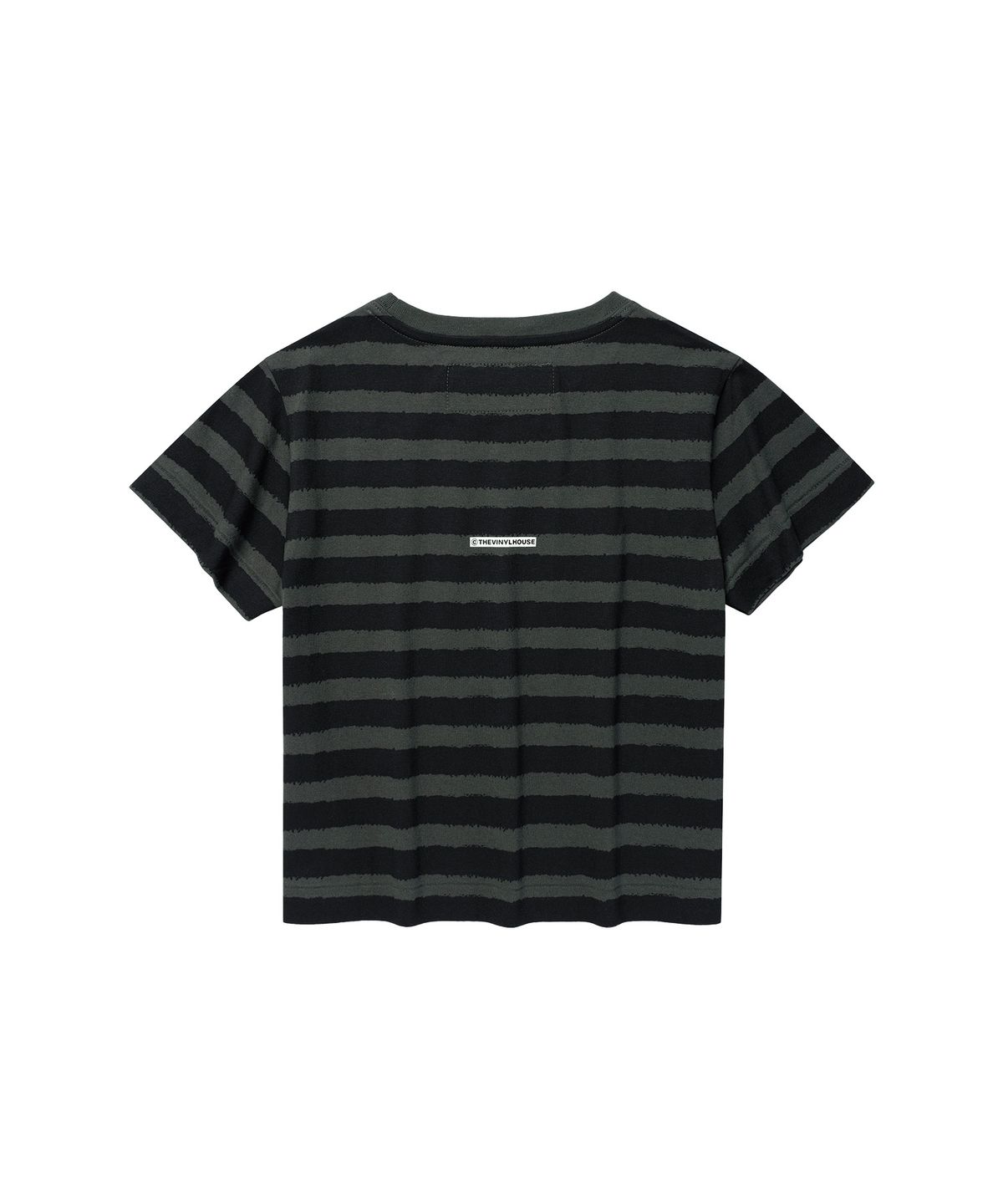 더바이닐하우스(THEVINYLHOUSE) BLEED STRIPE TEE BLUE