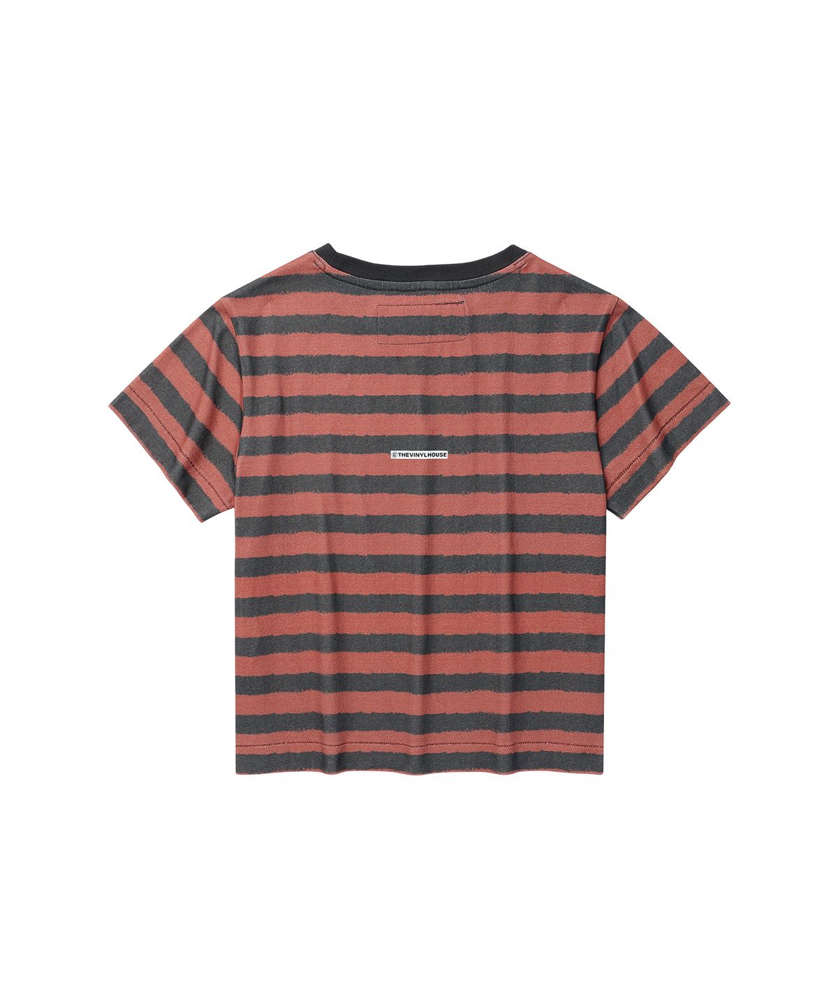 더바이닐하우스(THEVINYLHOUSE) BLEED STRIPE TEE RED
