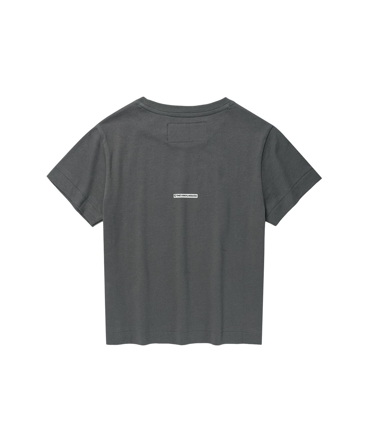 더바이닐하우스(THEVINYLHOUSE) EARLY BIRD DIES TEE CHARCOAL