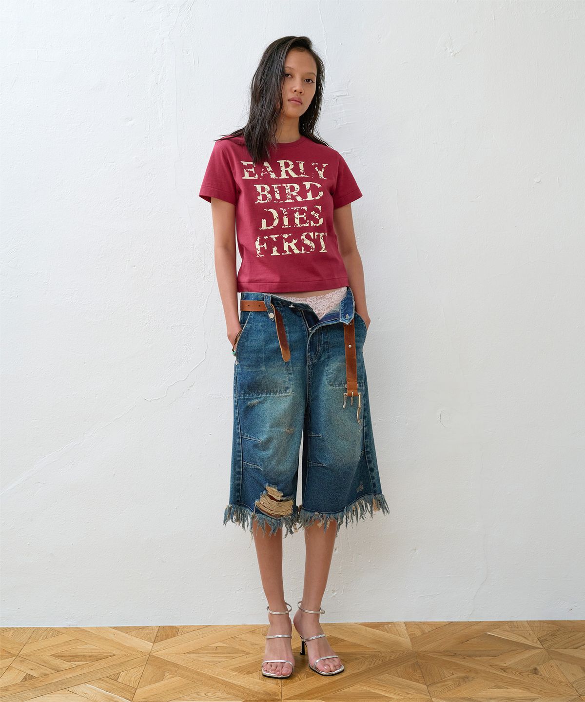 더바이닐하우스(THEVINYLHOUSE) EARLY BIRD DIES TEE PINK
