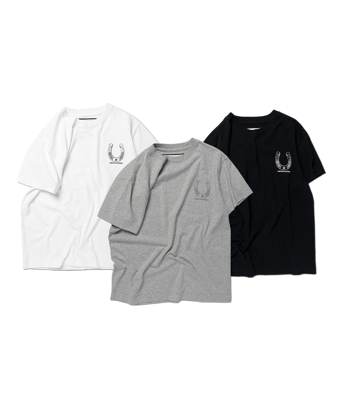 더바이닐하우스(THEVINYLHOUSE) LUCKY HOUSE TEE WHITE