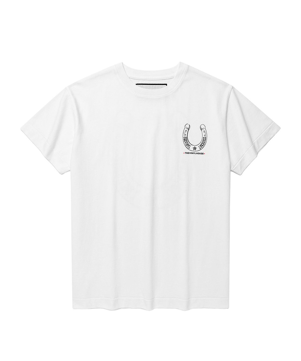 더바이닐하우스(THEVINYLHOUSE) LUCKY HOUSE TEE WHITE