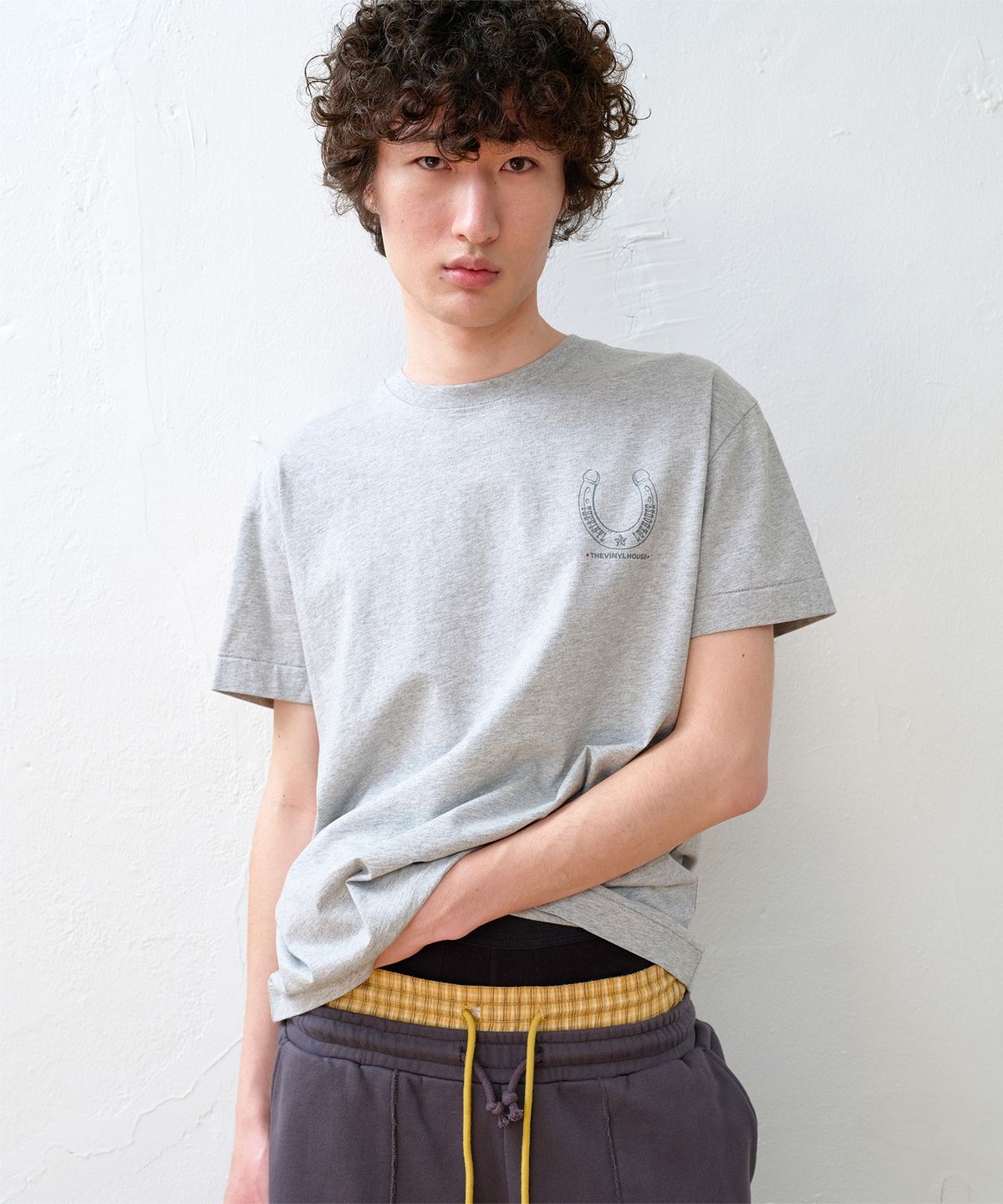 더바이닐하우스(THEVINYLHOUSE) LUCKY HOUSE TEE GREY