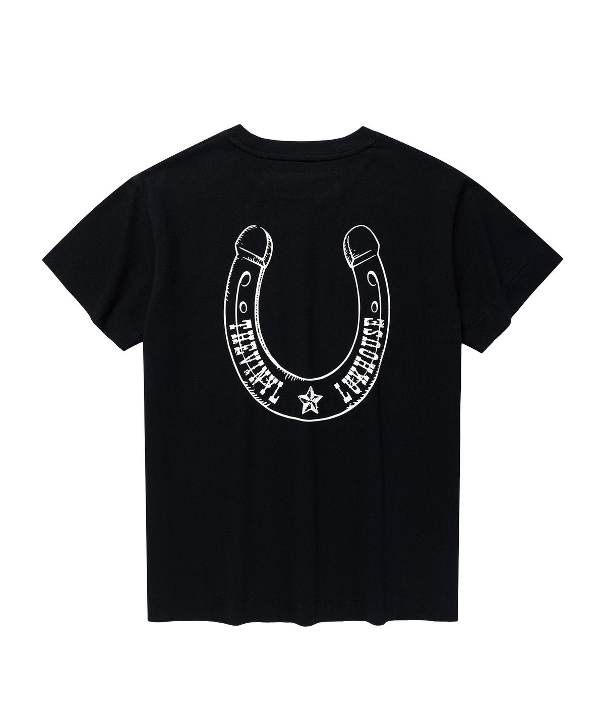 더바이닐하우스(THEVINYLHOUSE) LUCKY HOUSE TEE BLACK