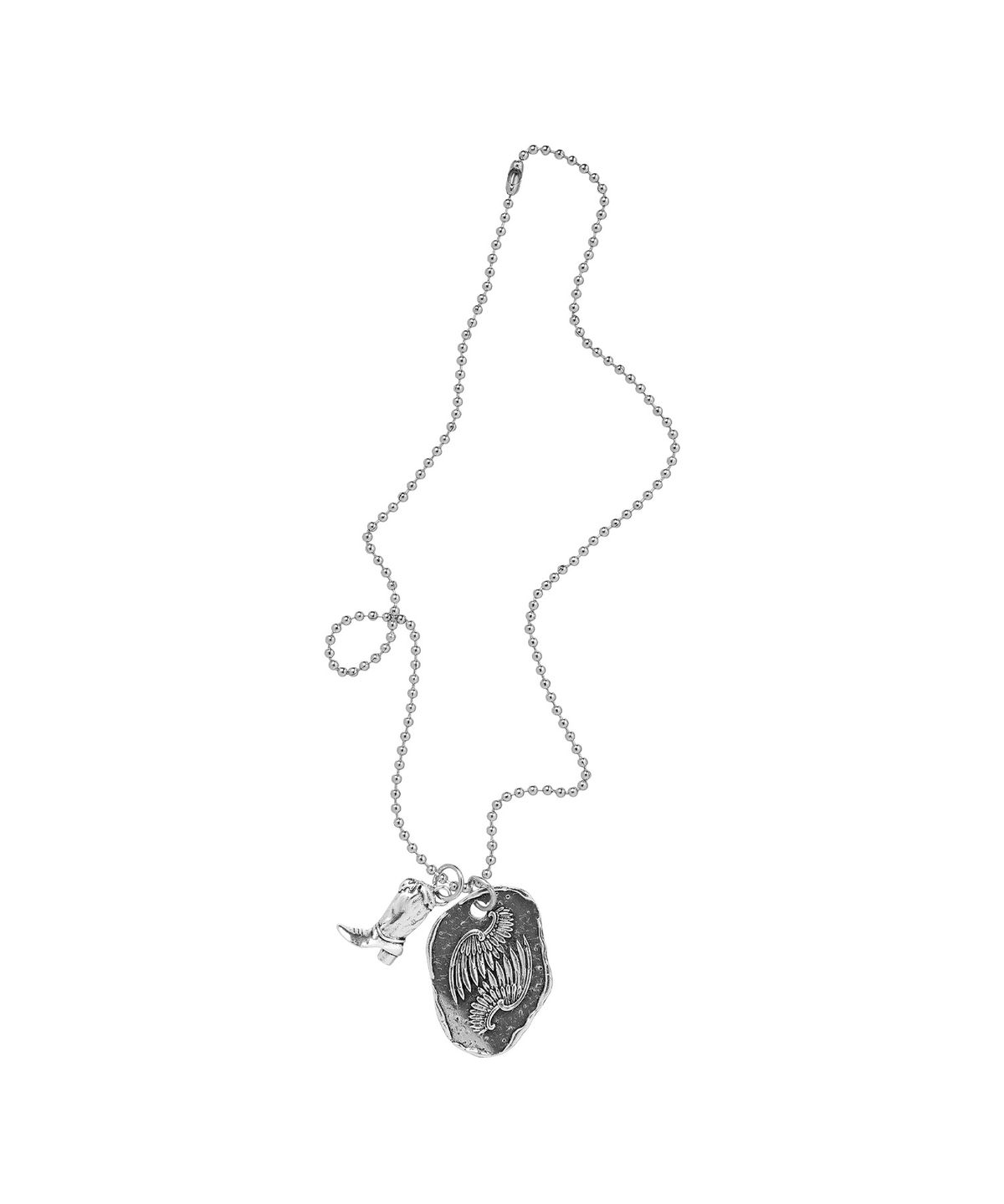 더바이닐하우스(THEVINYLHOUSE) TVH WESTERN NECKLACE SILVER