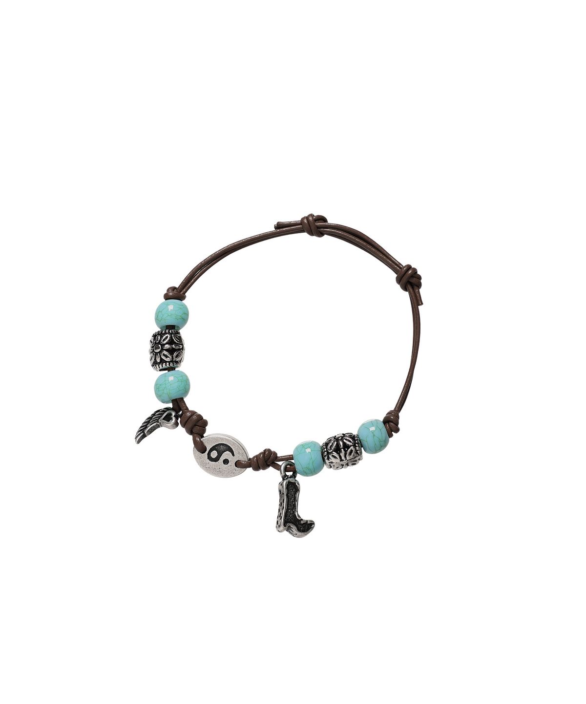더바이닐하우스(THEVINYLHOUSE) TVH WESTERN BRACELET BROWN
