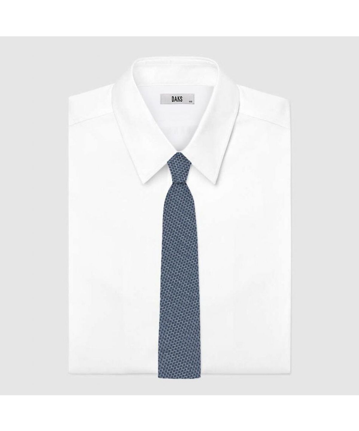 닥스셔츠(DAKS SHIRTS) 실크혼방 스테어패턴 올오버 넥타이 민트_DMG1ACF1245M1