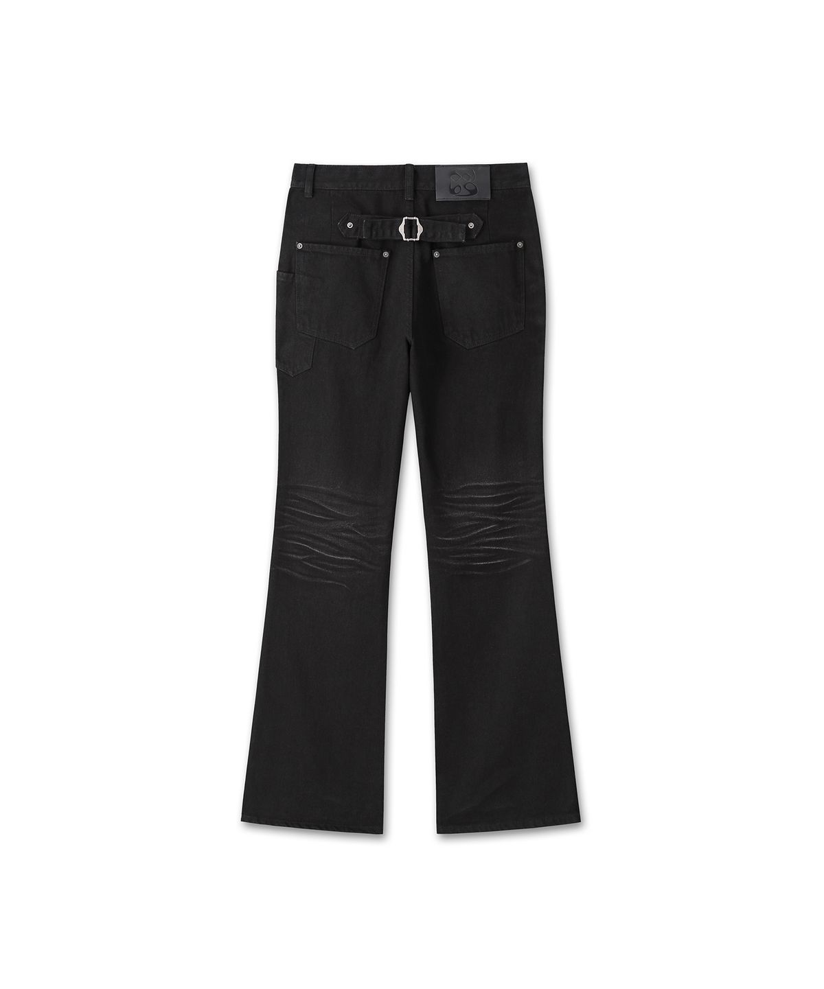 9999아카이브(9999ARCHIVE) Utility Whisker Flare Denim Pants