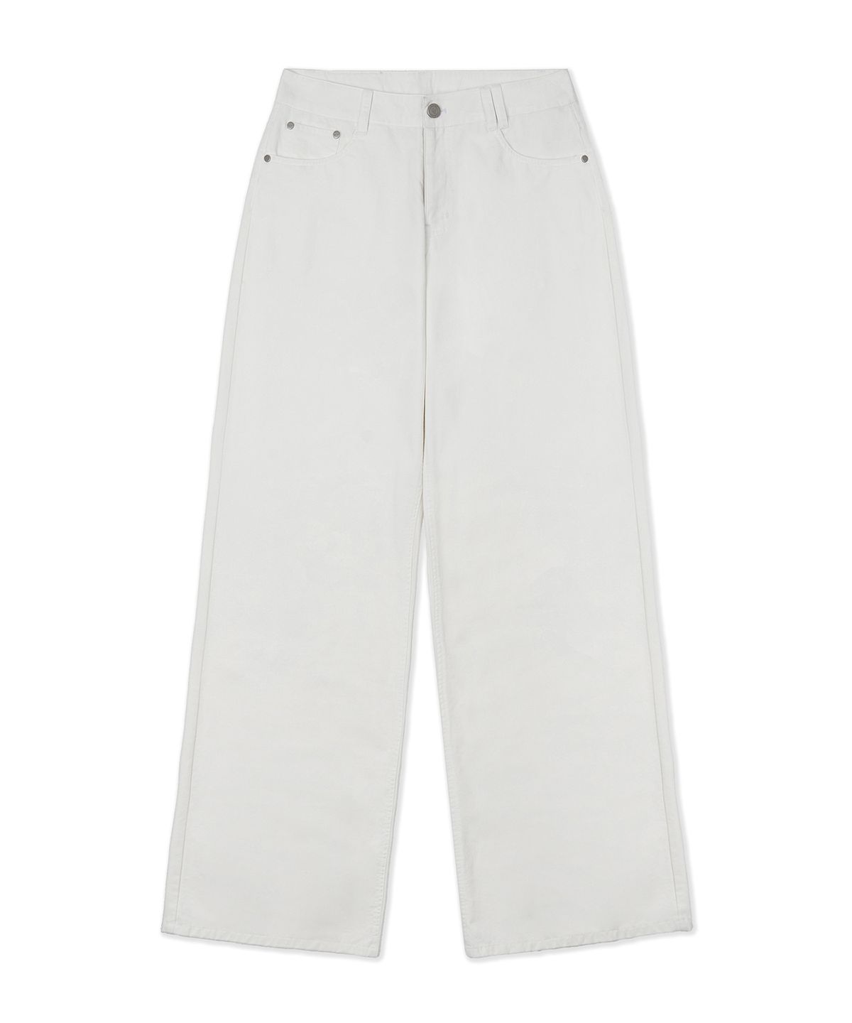 데케트 우먼(DECET WOMEN) [린넨라이크]Linen Like Wide Jeans DCWPT028IVORY