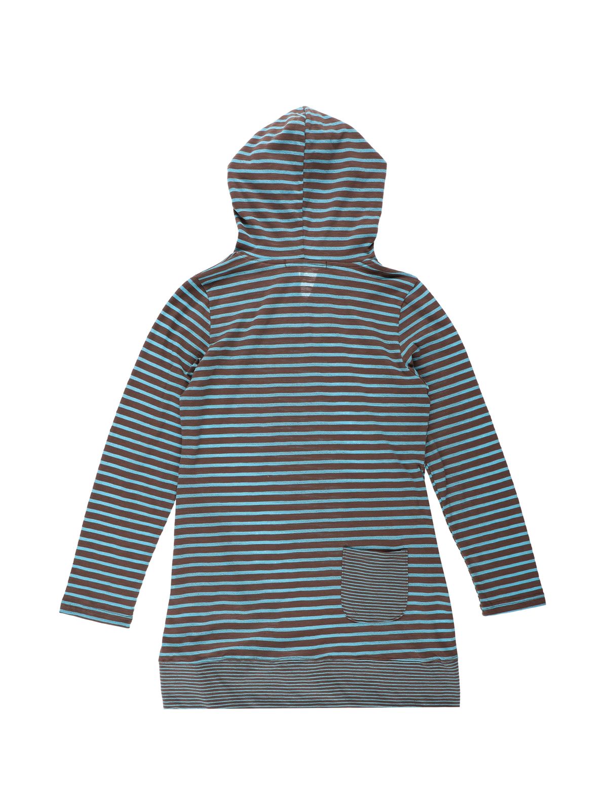 온스카(ONSKA) STRIPE HOODIE DRESS (BLUE MUD)