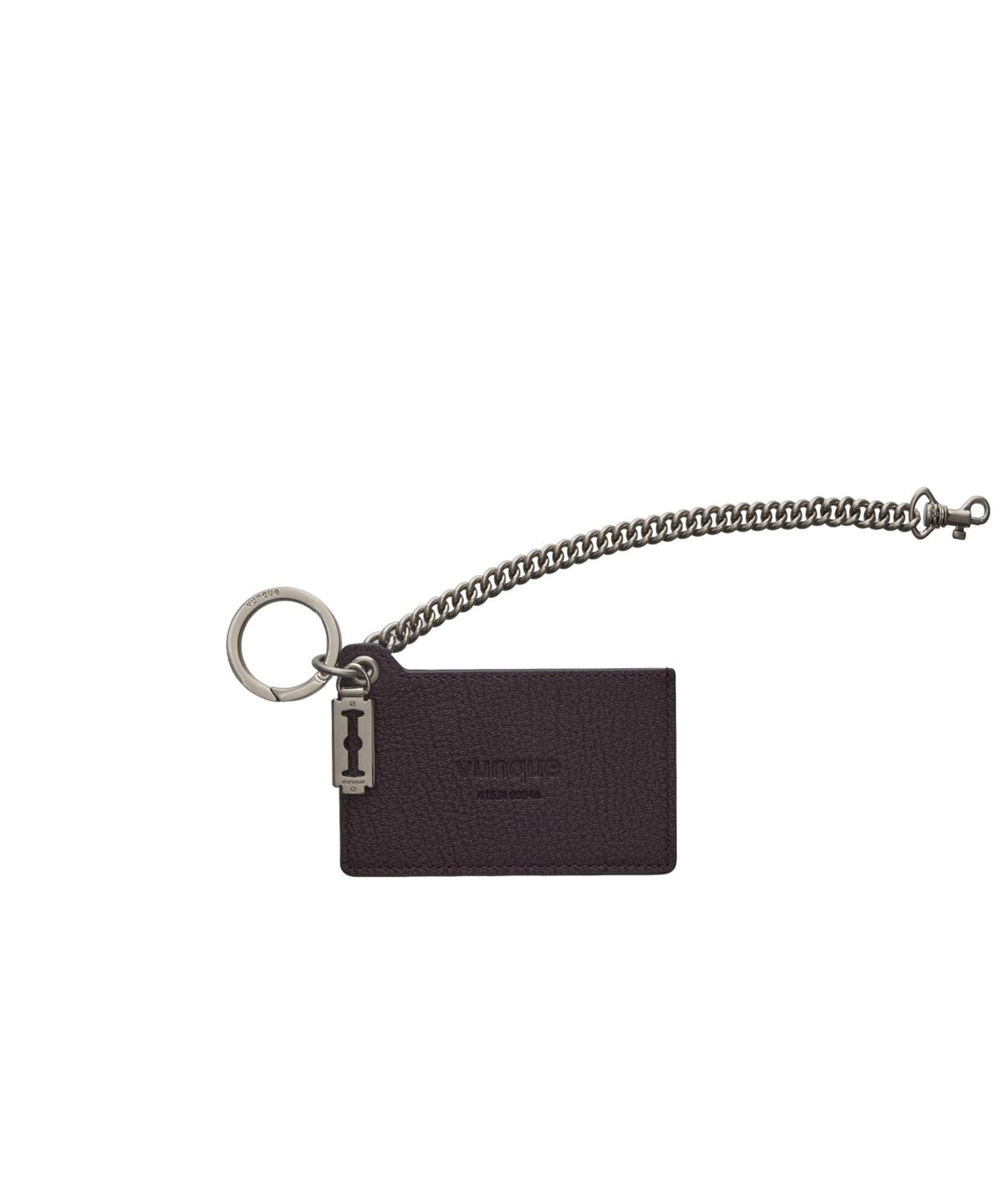 분크(VUNQUE) Perfec Motor Chain Card Holder Charm (퍼펙 모터 체인 카드홀더 참) Plum Wine