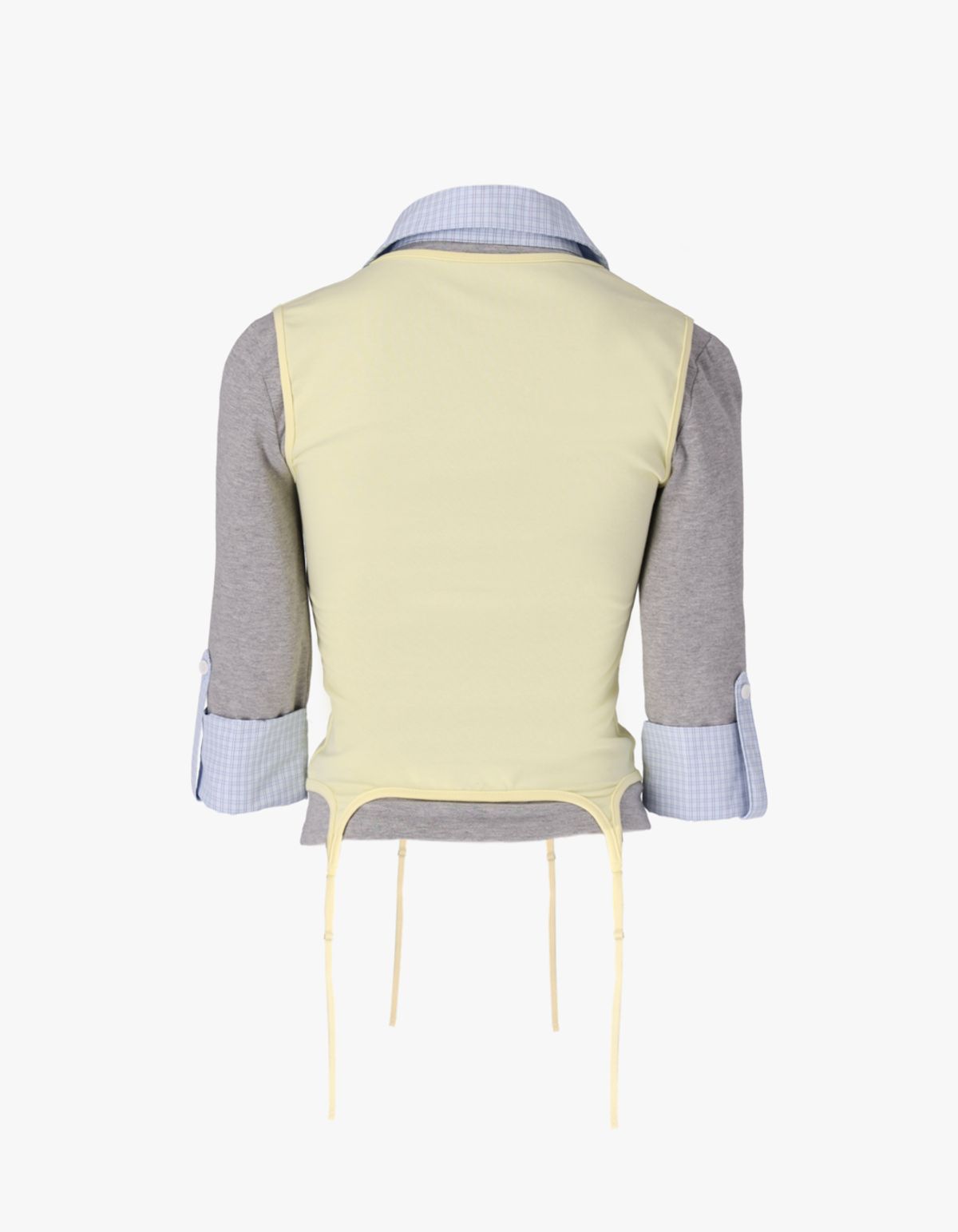 혼쿄(HONKYO) Lemon Shirt Layered Top