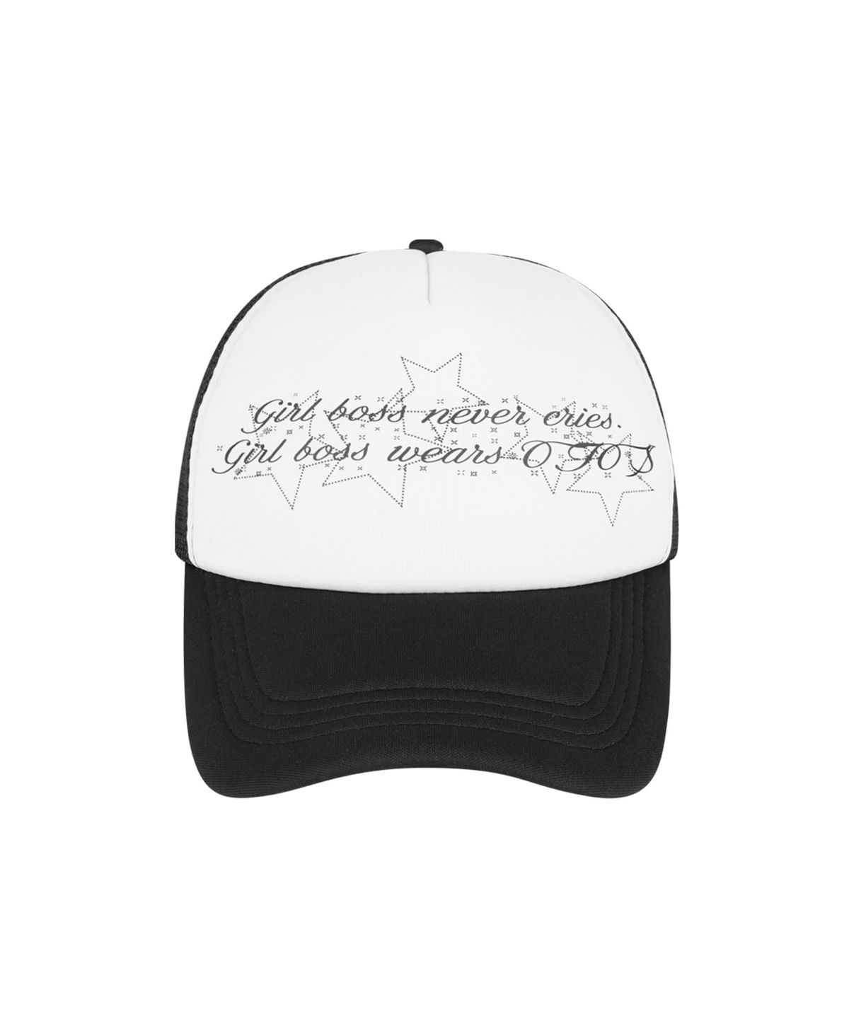 오호스(OJOS) Girlboss Trucker Cap / Black