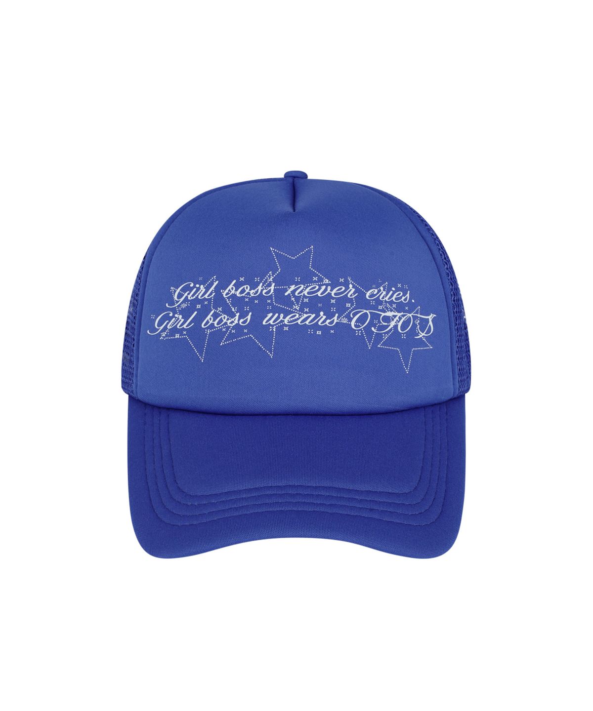 오호스(OJOS) Girlboss Trucker Cap / Blue