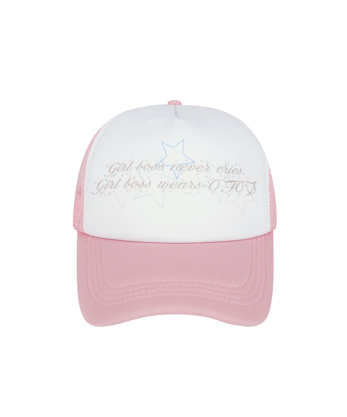오호스(OJOS) Girlboss Trucker Cap / Pink