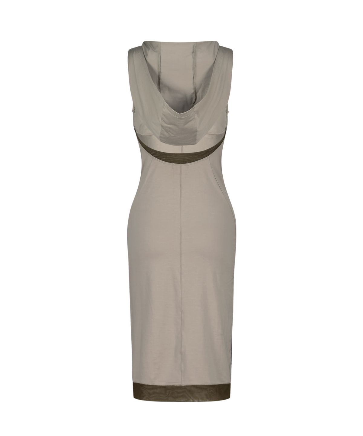 오호스(OJOS) Flatseam Halter Midi Dress / Tan