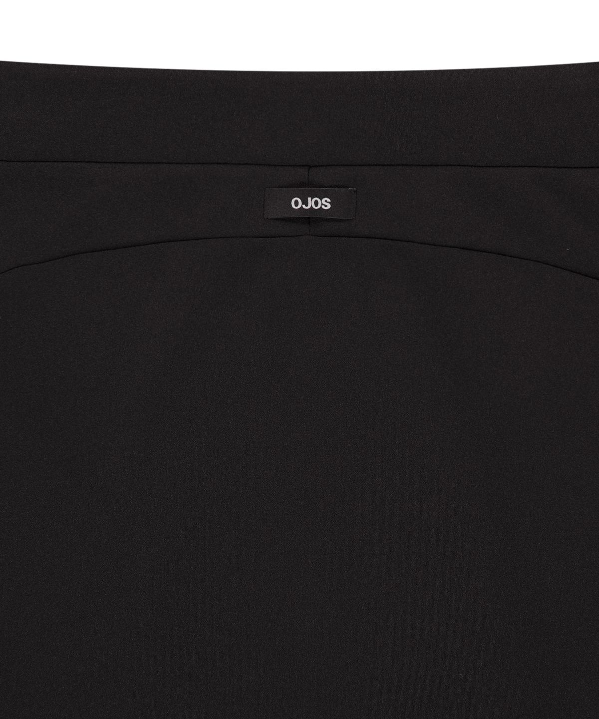 오호스(OJOS) Button Slit Track Skirt / Black