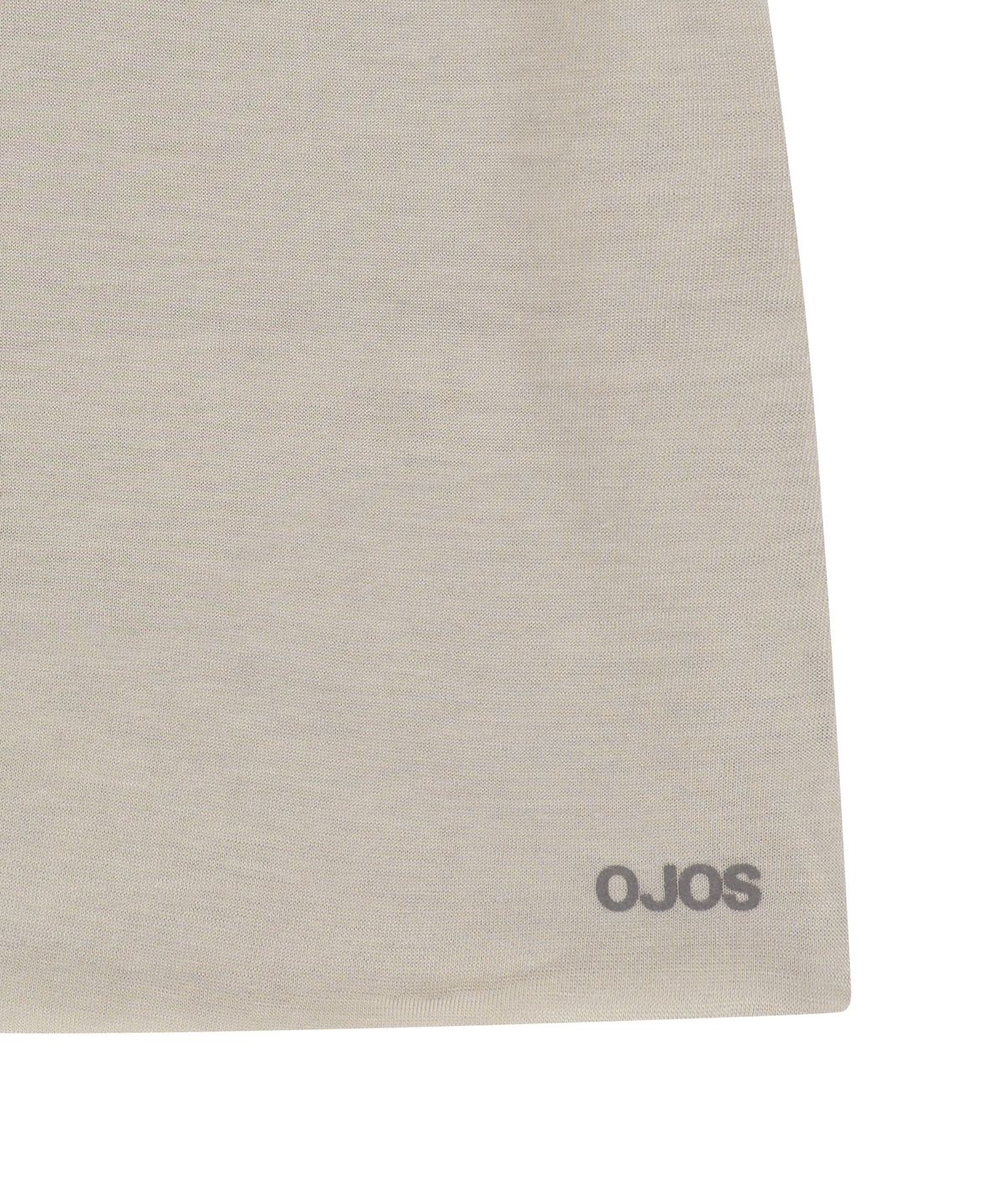 오호스(OJOS) Draped Pumpkin Shorts / Oatmeal