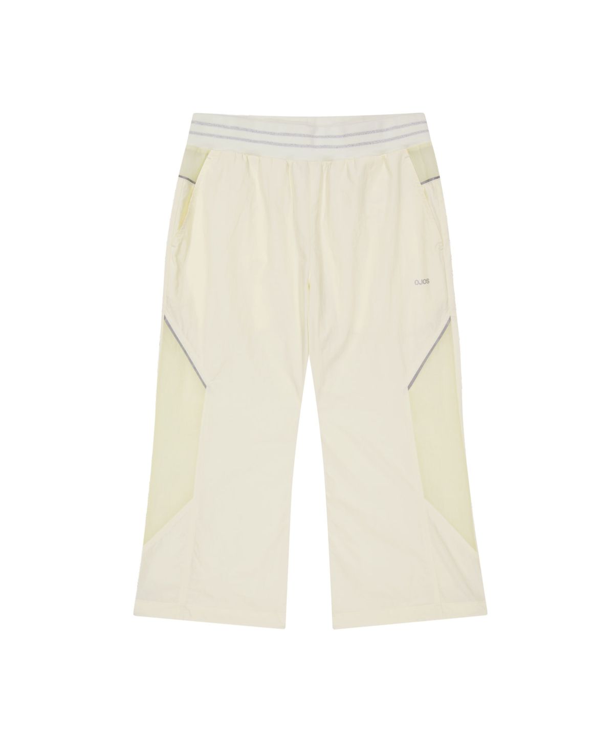 오호스(OJOS) Nylon Banding Capri pants / Yellow