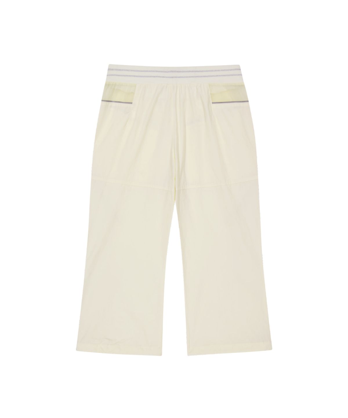 오호스(OJOS) Nylon Banding Capri pants / Yellow