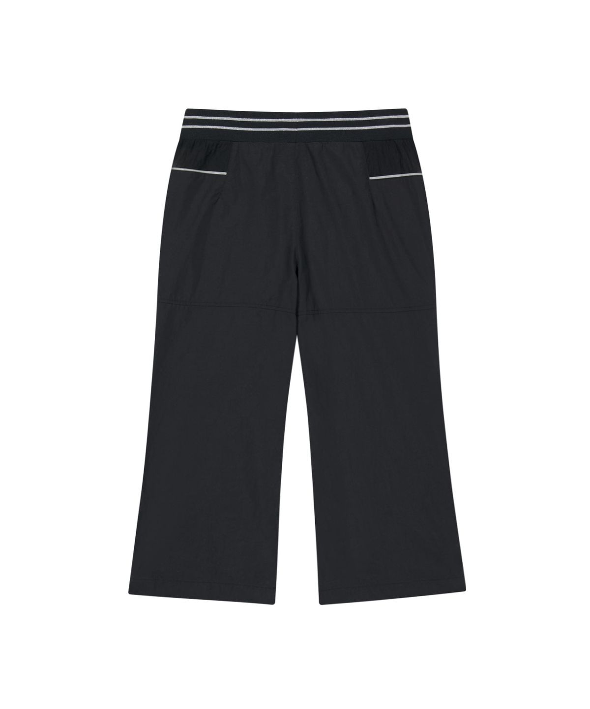 오호스(OJOS) Nylon Banding Capri pants / Black