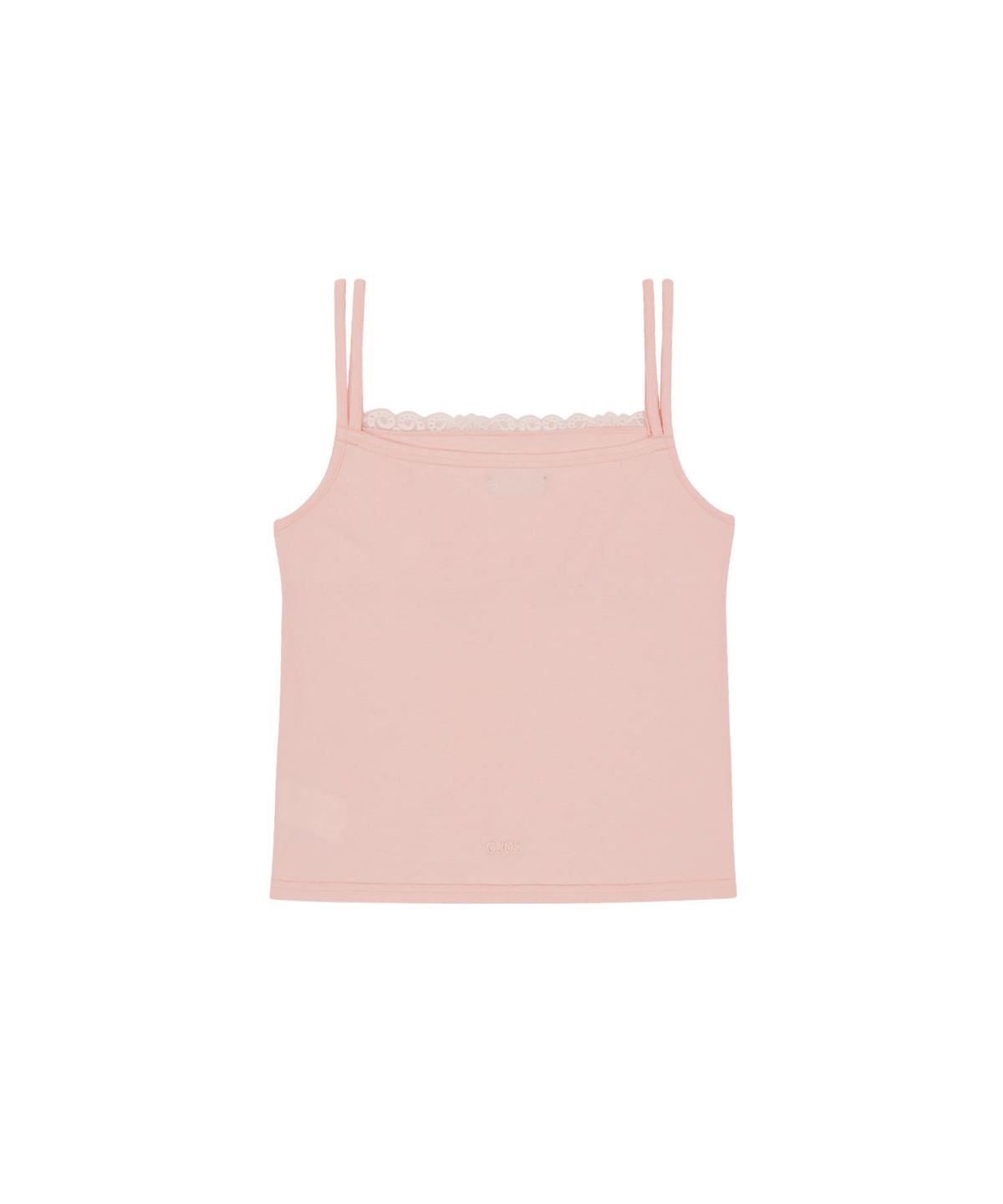오호스(OJOS) Double Strap Lace Sleevless / Pink