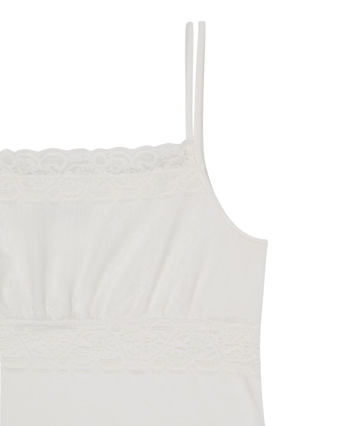 오호스(OJOS) Double Strap Lace Sleevless / Off White