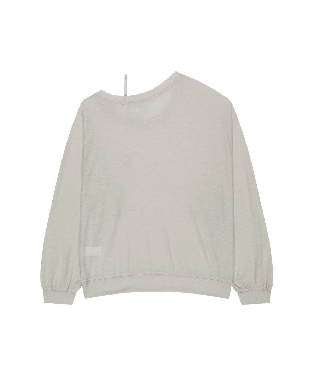 오호스(OJOS) One-Shoulder Oversized Sweatshirt / Oatmeal