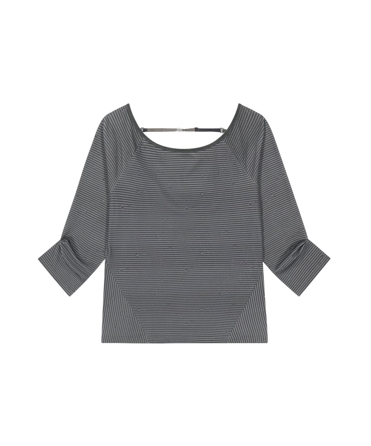 오호스(OJOS) Backless Capri Sleeves / Light Black