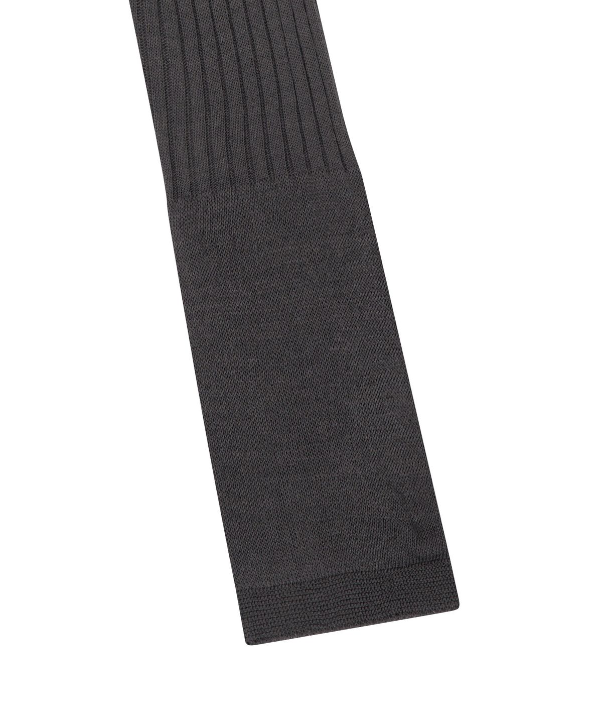 오호스(OJOS) Ruffled Drape Cardigan / Charcoal