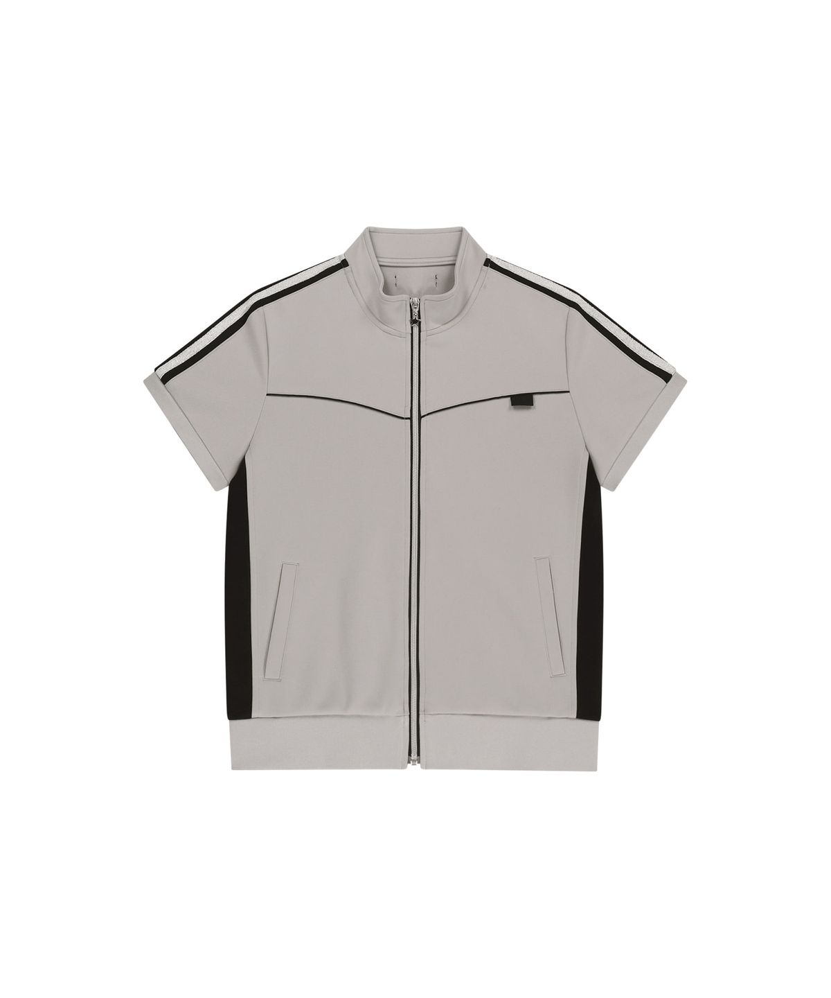 오호스(OJOS) Metallic Tape Track Zip-Up / Grey