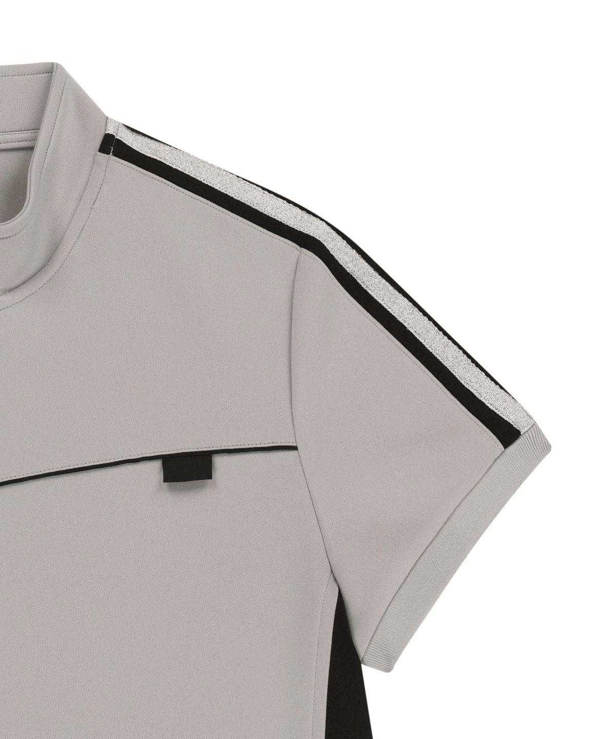 오호스(OJOS) Metallic Tape Track Zip-Up / Grey