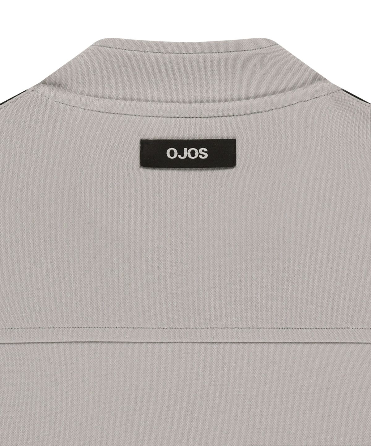 오호스(OJOS) Metallic Tape Track Zip-Up / Grey