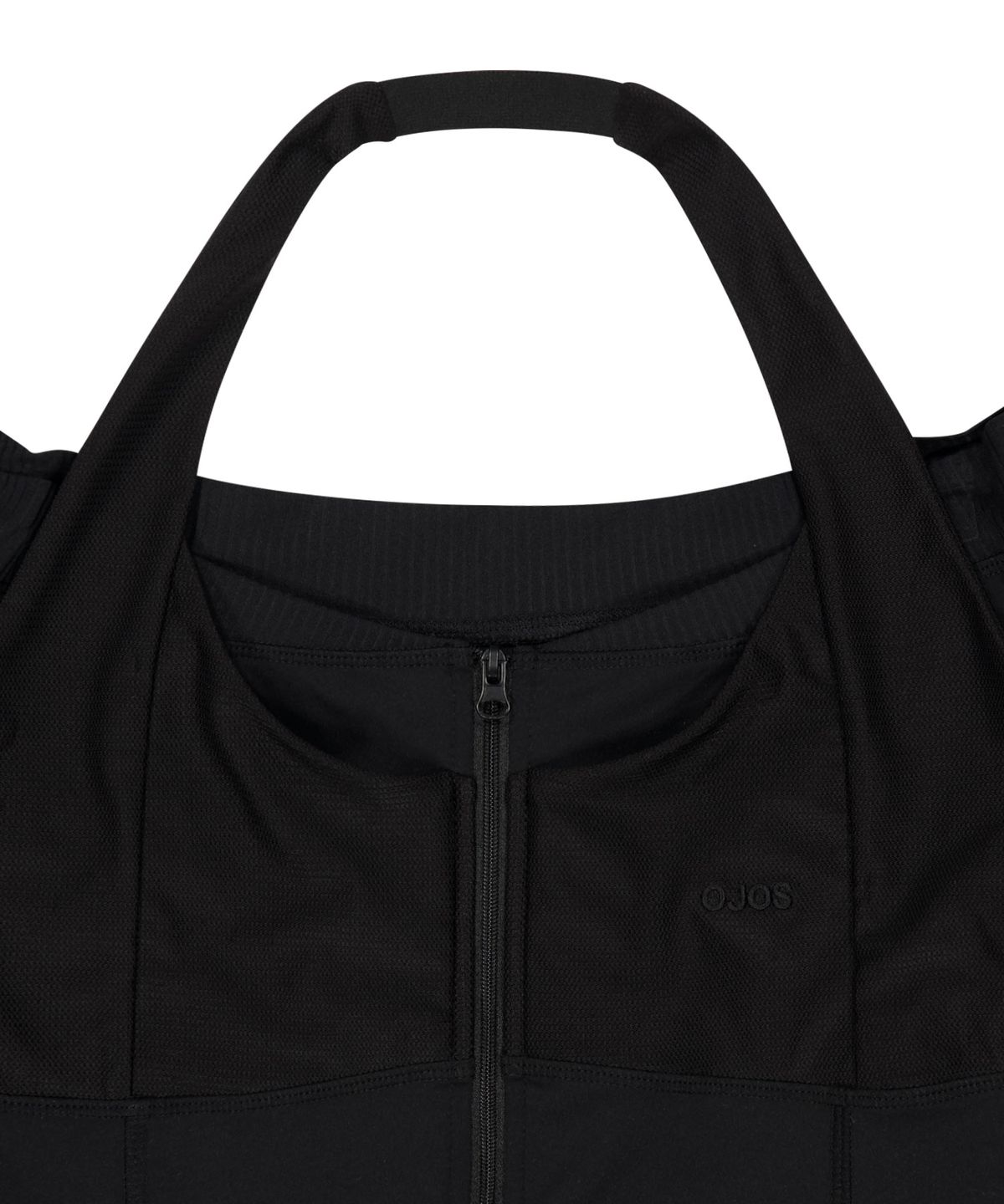 오호스(OJOS) Off-Shoulder Halter Jacket / Black