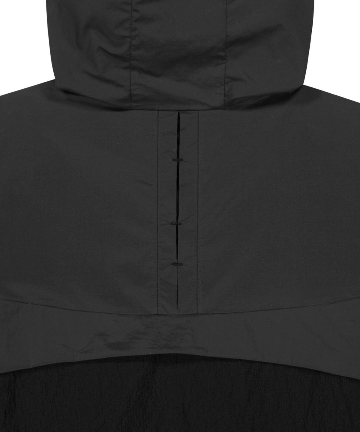 오호스(OJOS) Paneled Lightweight Windbreaker / Black