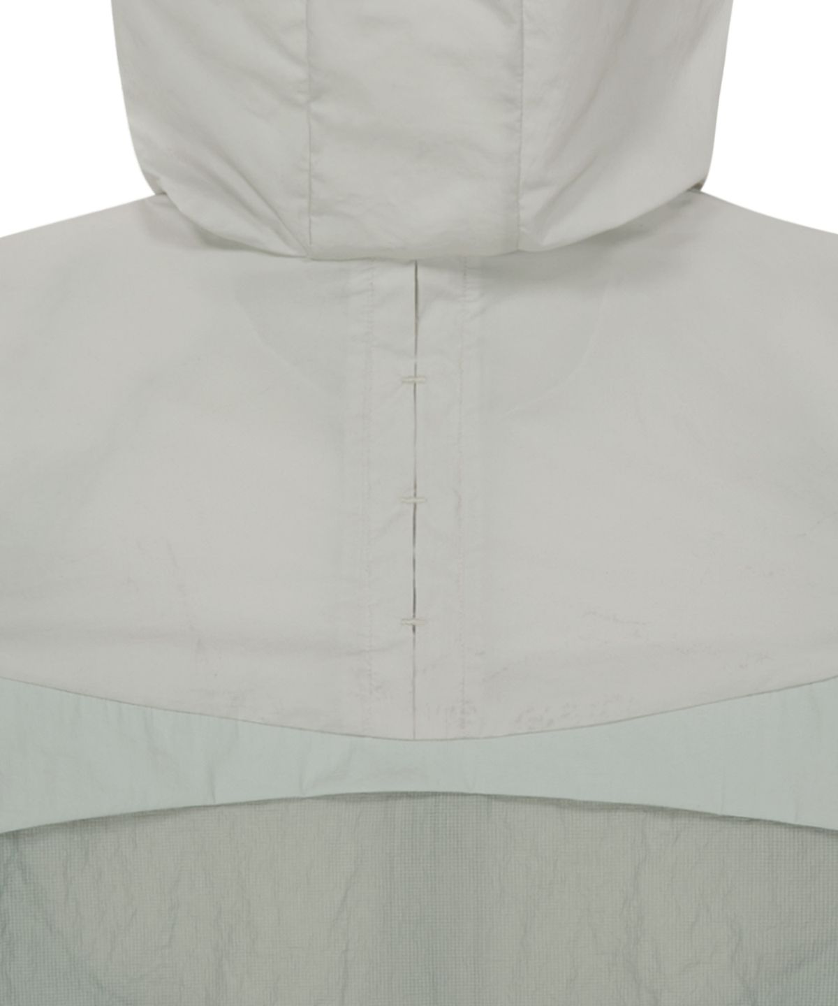 오호스(OJOS) Paneled Lightweight Windbreaker / Grey