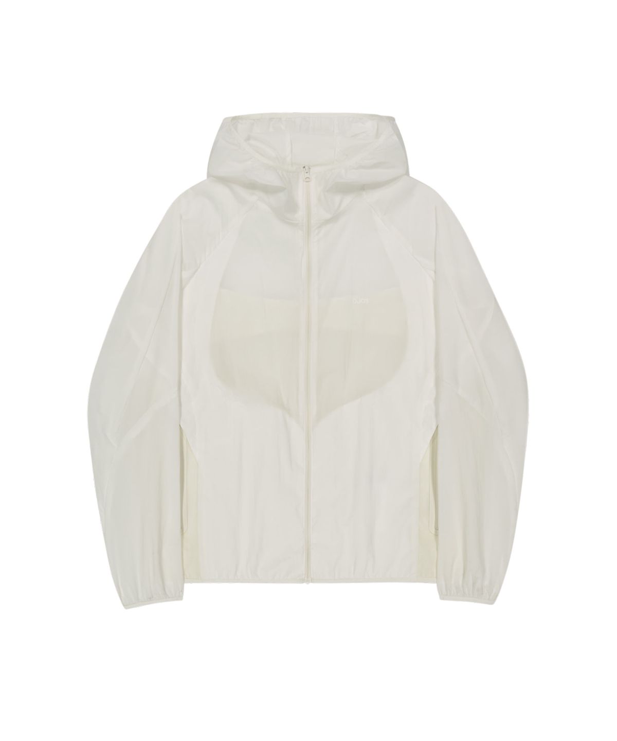 오호스(OJOS) Paneled Lightweight Windbreaker / Ivory